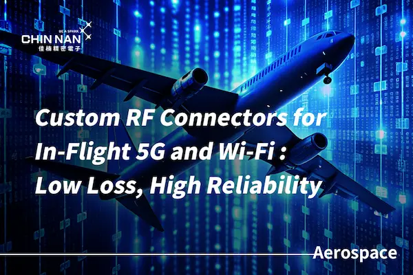 【aerospace】Custom RF Connectors for In-Flight 5G and Wi-Fi: Low Loss, High Reliability