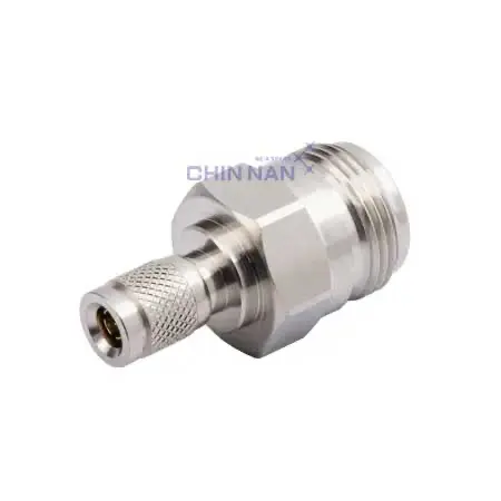6G_75ohm Connectors Straight N Jack to 1.0/2.3 Plug Adapter